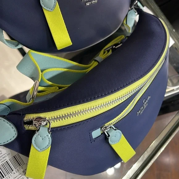 Kate Spade Chelsea Colorblock Belt Waist Bag Fanny PackBlazer Blue MultiNWT